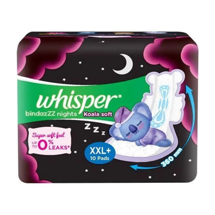 Whisper Bindaz Nighs Pads XXL Plus